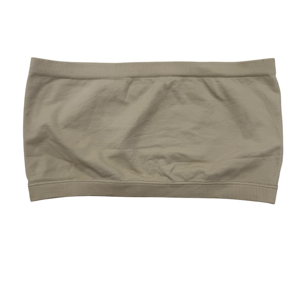 Nikibiki Seamless Bandeau Tube Top NS1015 Nude Beige One Size‎ Made in USA